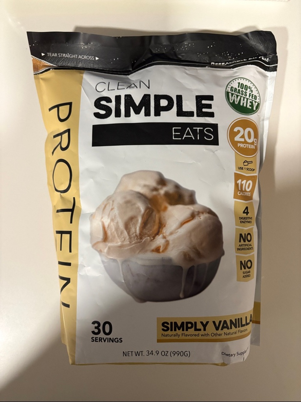 Simply Vanilla Protein Powder - Vanilla